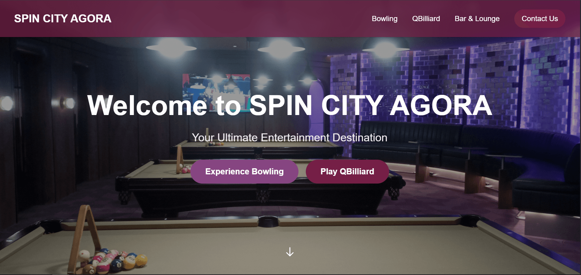Spin City Bowling Website